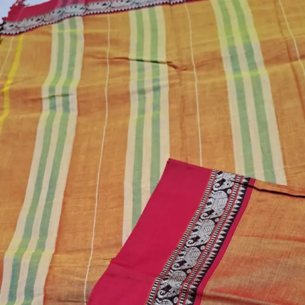 Orange_Narayan_Pet_Cotton_Saree_For_Women