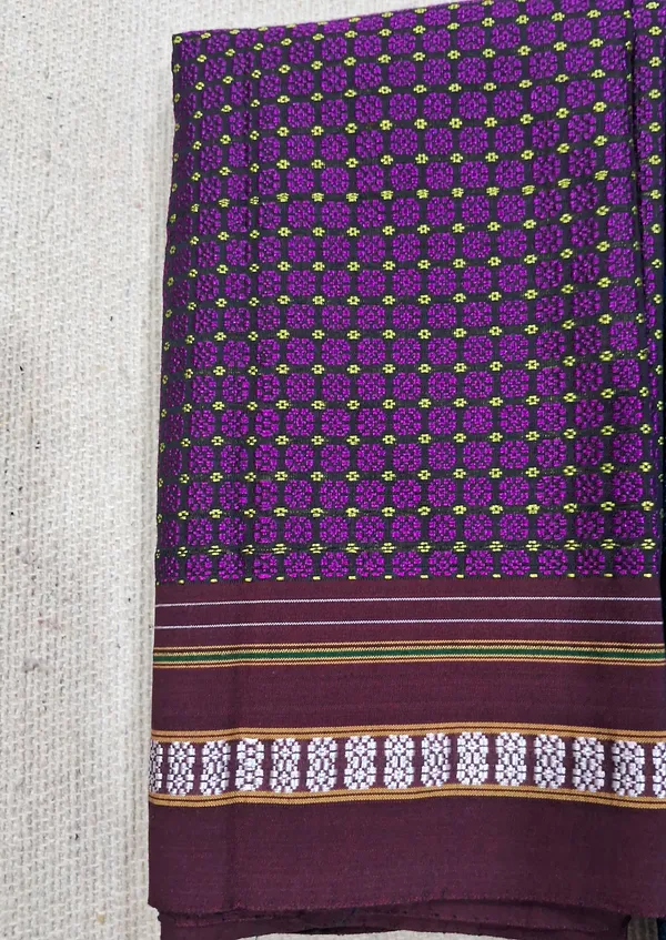 Blue_Plain_Khun_Saree_For_Women