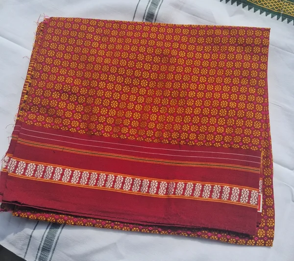 Orange_Khun_Blouse_Unstitched_For_Women