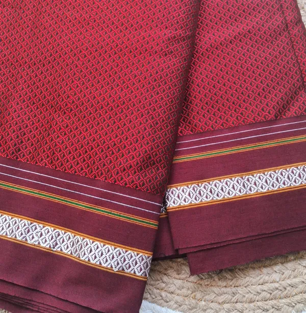 Maroon_Khun_Blouse_Unstitched_For_Women