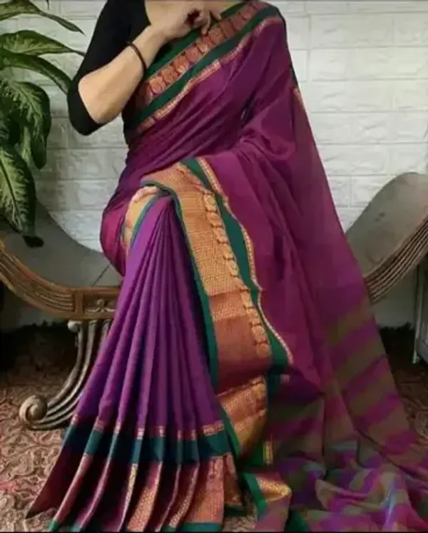 Wine_Pink_Narayan_Pet_Cotton_Saree_For_Women