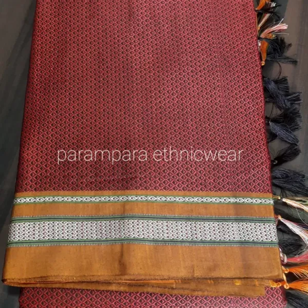 Maroon_Khun_Saree_For_Women