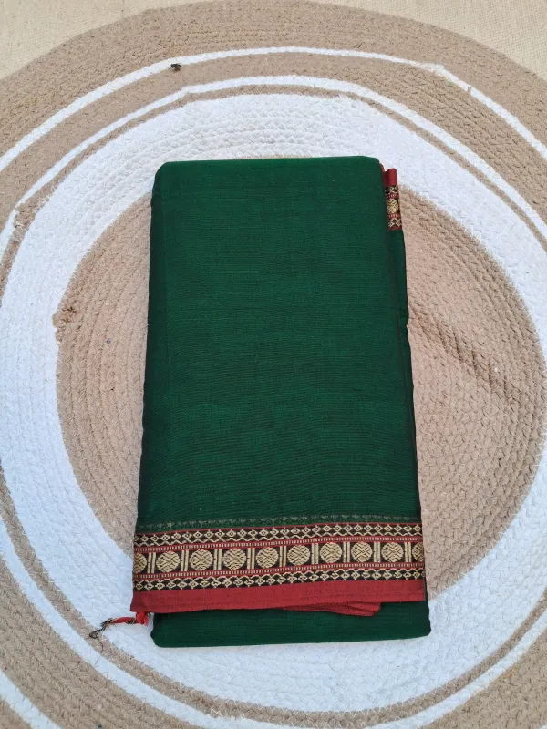 Bottle_Green_Narayan_Pet_Cotton_Saree_For_Women