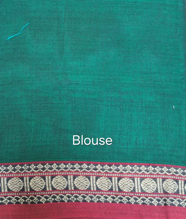 Bottle_Green_Narayan_Pet_Cotton_Saree_For_Women