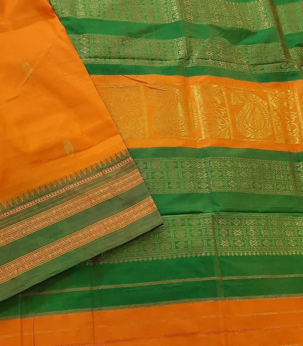 Yellow_Narayanpet_Silk_Saree_For_Women