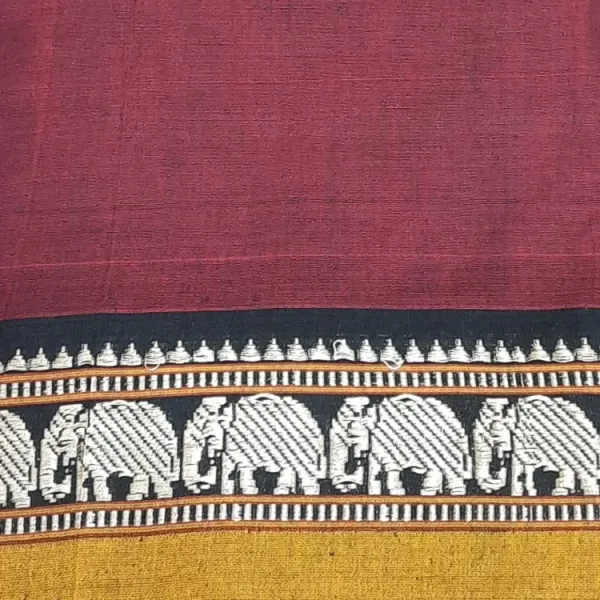 Maroon_Narayan_Pet_Cotton_Saree_For_Women