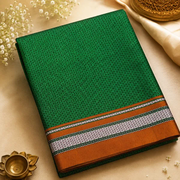 Green_Khun_Saree_For_Women