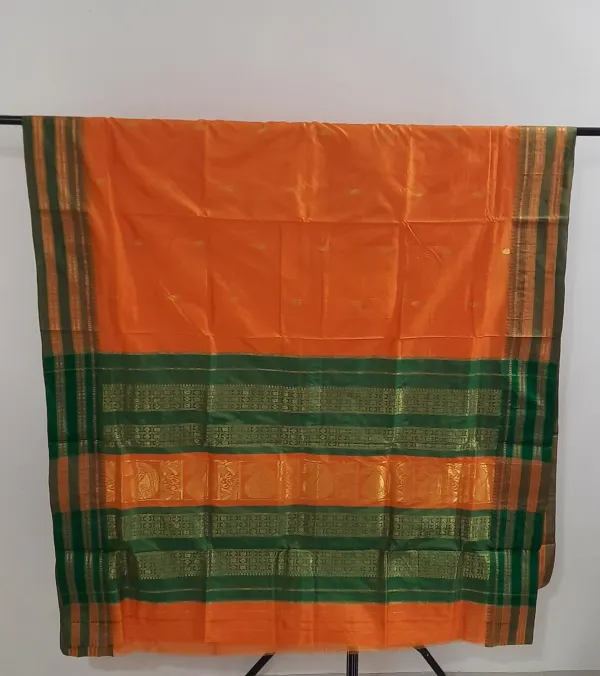 Yellow_Narayanpet_Silk_Saree_For_Women
