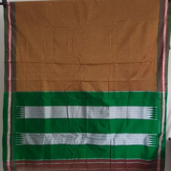 Deep_Ochre_Khun_Saree_For_Women
