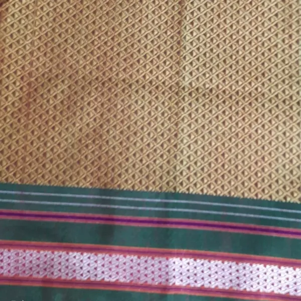 Deep_Ochre_Khun_Saree_For_Women
