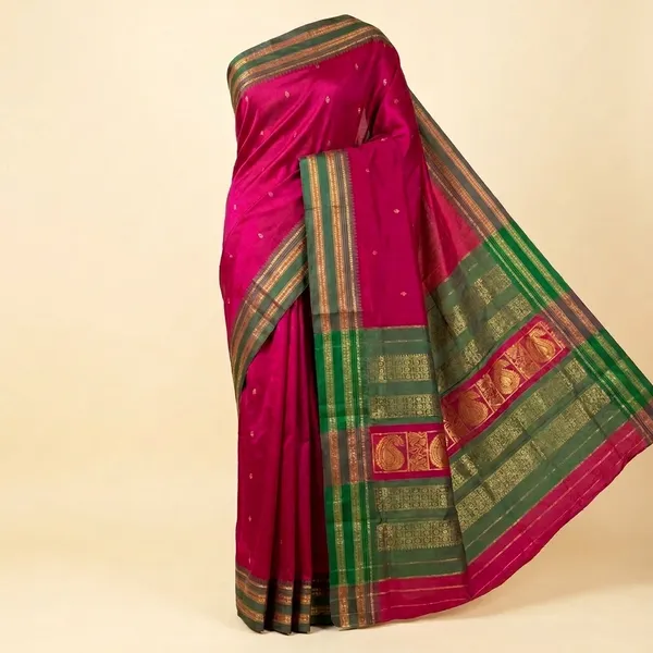 Pink_Narayanpet_Silk_Saree_For_Women