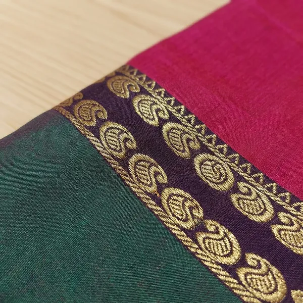 Dark_Pink_Narayanpet_Cotton_Saree_For_Women