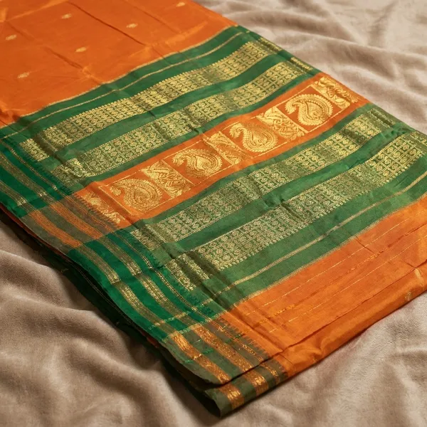 Yellow_Narayanpet_Silk_Saree_For_Women