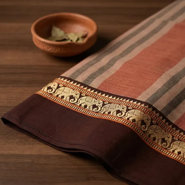 Peach_Colour_Narayan_Pet_Cotton_Saree_For_Women