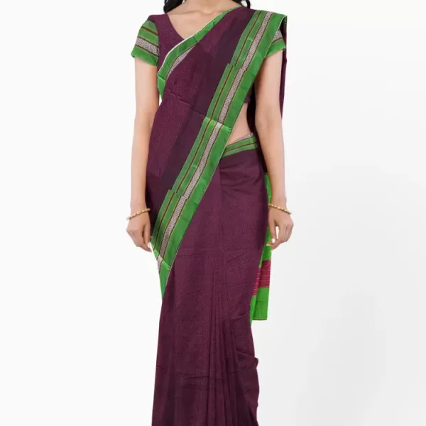 Purple_Traditional_Khun_Saree_For_Women