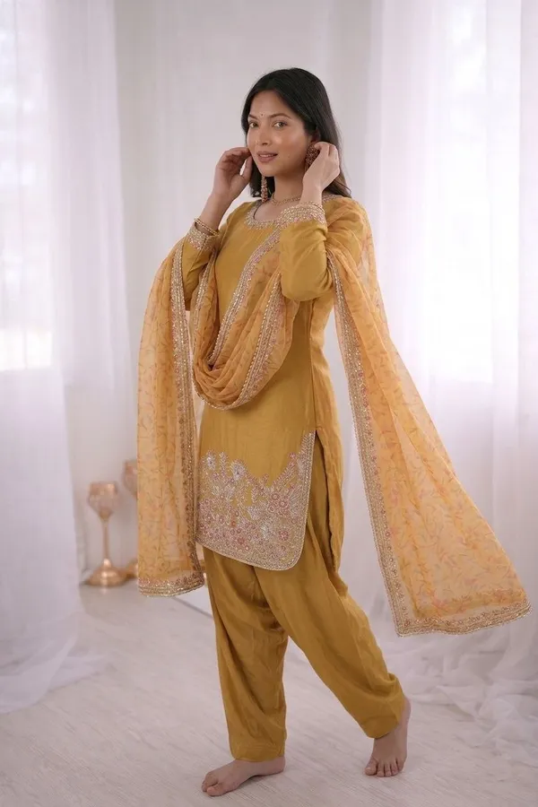 Yellow_French_Crepe_Silk_Top_Bottom_Dupatta_Set_For_Women