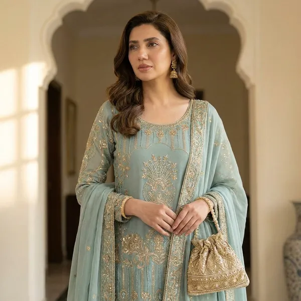 Sea_Green_Georgette_Suit_Set_For_Women