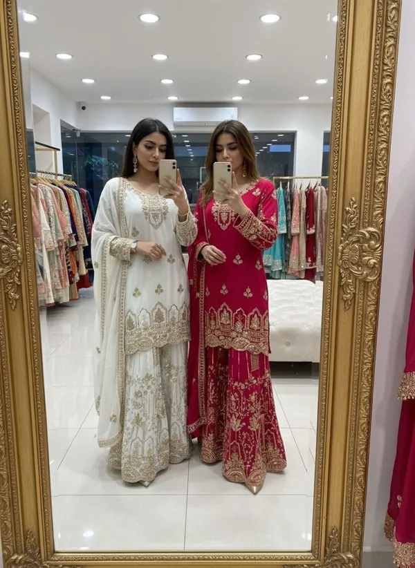 White_Fox_Georgette_Sharara_Suit_For_Women