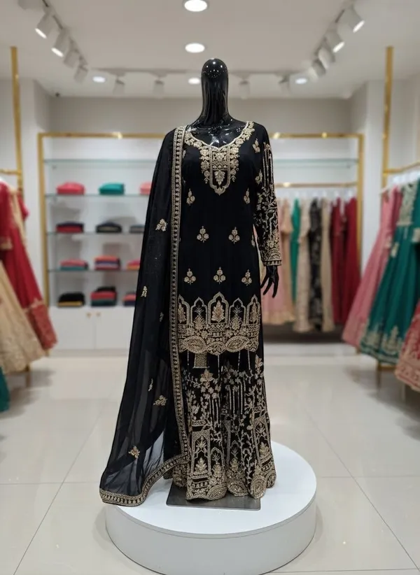 Black_Fox_Georgette_Sharara_Suit_For_Women