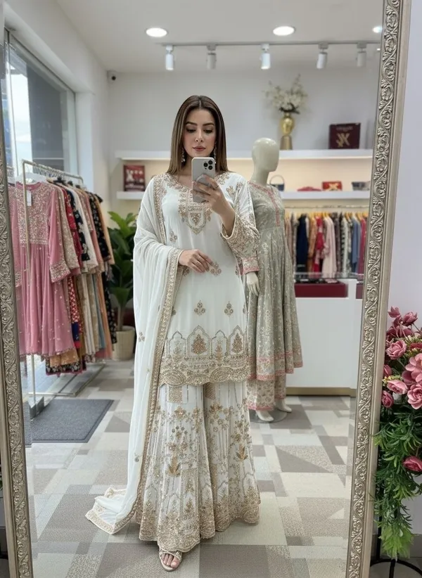 White_Fox_Georgette_Sharara_Suit_For_Women