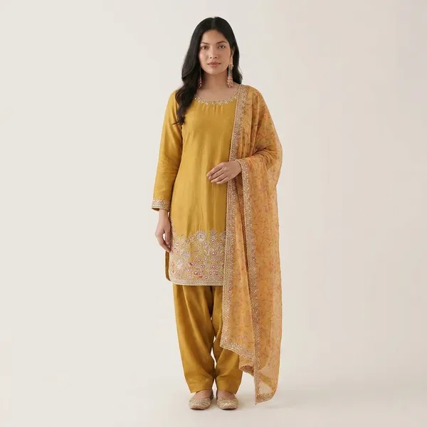 Yellow_French_Crepe_Silk_Top_Bottom_Dupatta_Set_For_Women