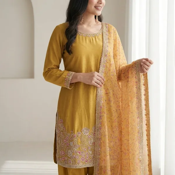 Yellow_French_Crepe_Silk_Top_Bottom_Dupatta_Set_For_Women