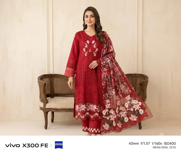 Maroon_Pure_Cotton_Straight_Embroidered_Kurta_Set_With_Dupatta_For_Women