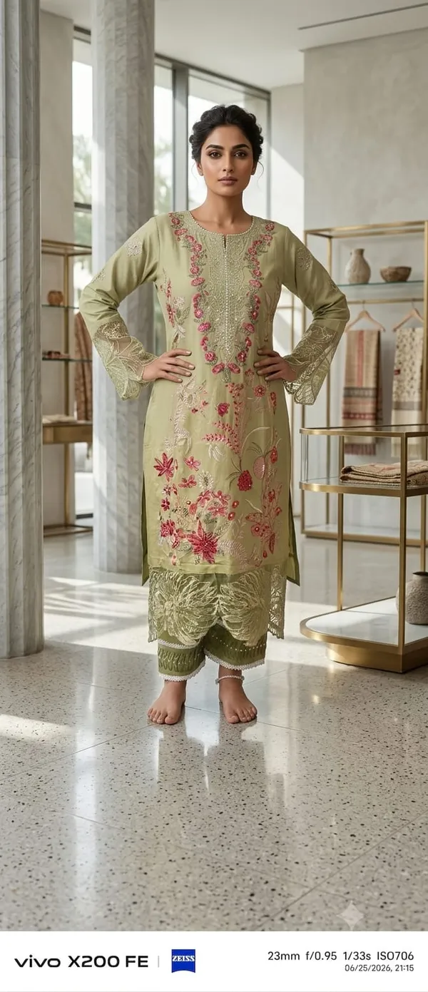 Green_Pure_Cotton_Straight_Embroidered_Kurta_Set_With_Dupatta_For_Women
