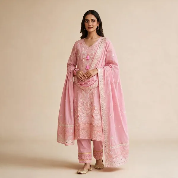 Pink_Pure_Cotton_Straight_Embroidered_Suit_Set_For_Women