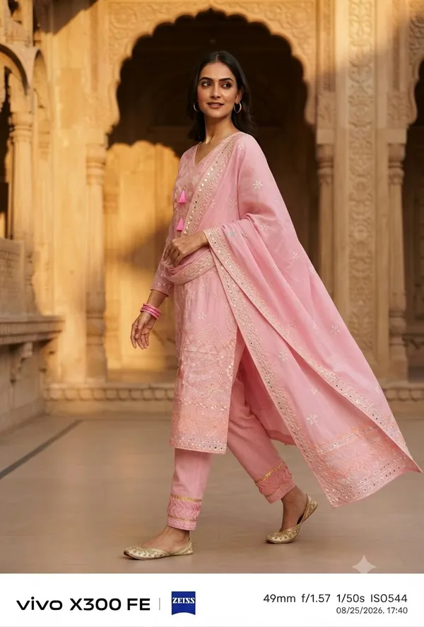 Pink_Pure_Cotton_Straight_Embroidered_Suit_Set_For_Women