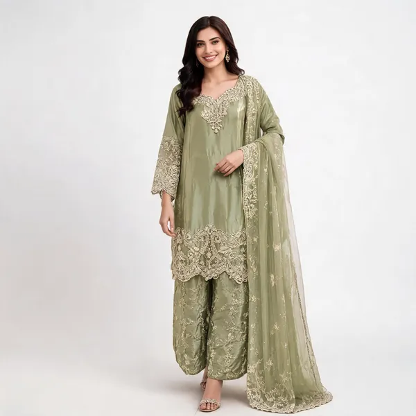 Olive_Green_Embroidered_Straight_Kurta_Set_With_Dupatta_For_Women
