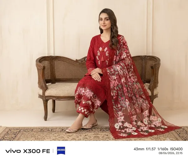 Maroon_Pure_Cotton_Straight_Embroidered_Kurta_Set_With_Dupatta_For_Women