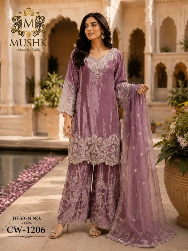 Mauve_Embroidered_Straight_Suit_Set_With_Dupatta_For_Women