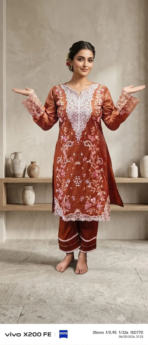 Brown_Pure_Cotton_Straight_Embroidered_Kurta_Set_With_Dupatta_For_Women