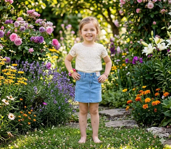 Light_Blue_Denim_Casual_Skirt_Girls