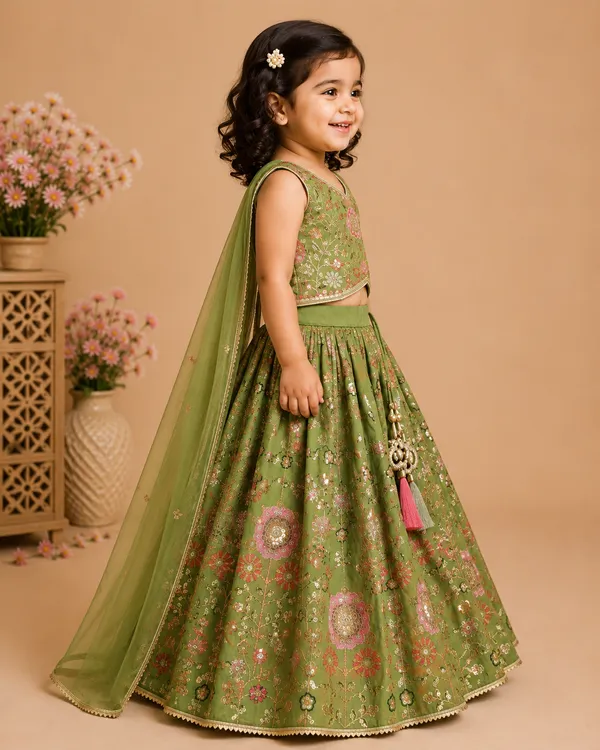 Mehndi_Bloom_Green_Embroidered_Lehenga_Set