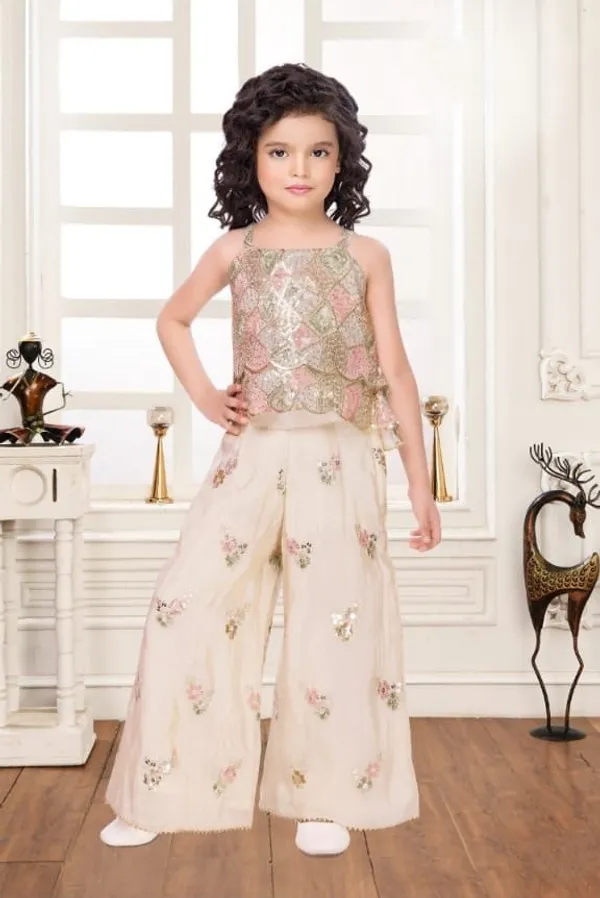 Gold_Embellished_Top_Palazzo_Set_Girls
