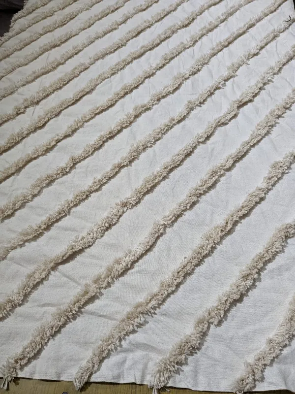 Ivory_Premium_Cotton_Textured_Throw_Blanket_For_Home_Decor