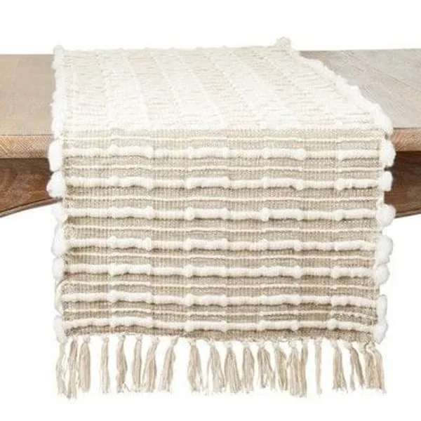 Beige_Premium_Cotton_Striped_Table_Runner_For_Home_Decor