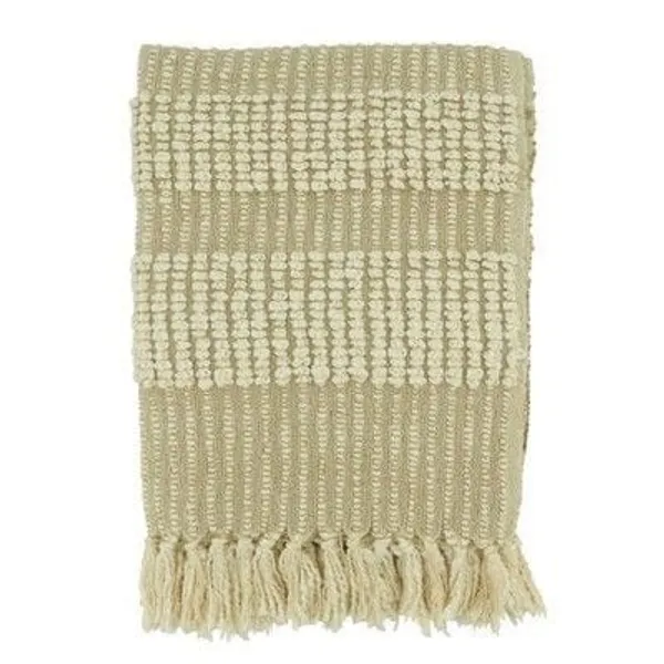 Beige_Premium_Cotton_Textured_Throw_Throw_Blanket_For_Home_Decor