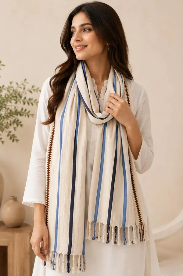 Cotton_Jacquard_Stripe_SCARF