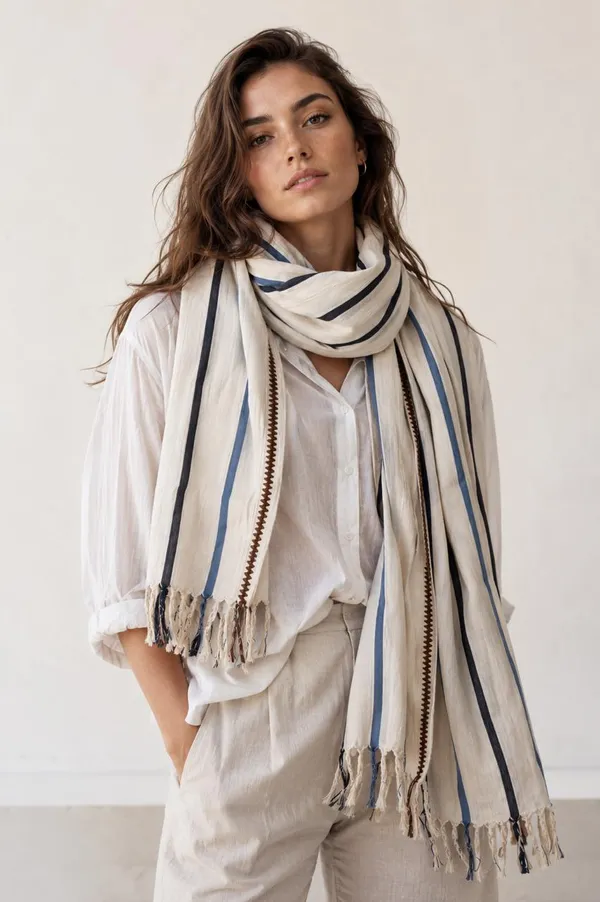 Cotton_Jacquard_Stripe_SCARF