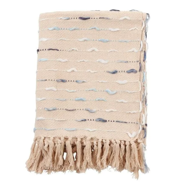 Beige_Premium_Cotton_Textured_Throw_Throw_Blanket_For_Home_Decor