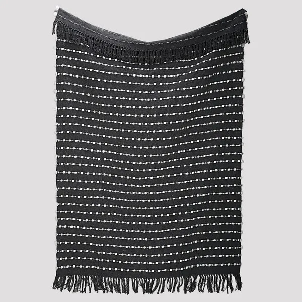 Black_Premium_Cotton_Handwoven_Throw_For_Home_Decor