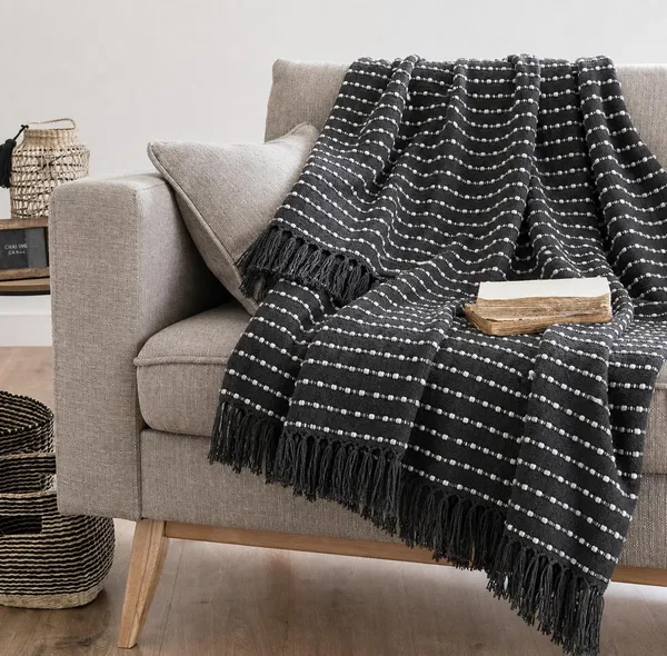 Black_Premium_Cotton_Handwoven_Throw_For_Home_Decor