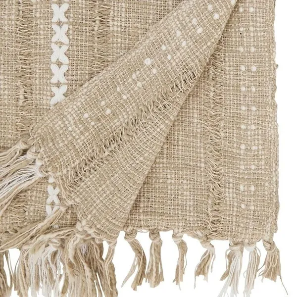 Beige_Premium_Cotton_Embroidered_Table_Runner_For_Home_Decor
