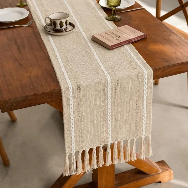 Beige_Premium_Cotton_Embroidered_Table_Runner_For_Home_Decor