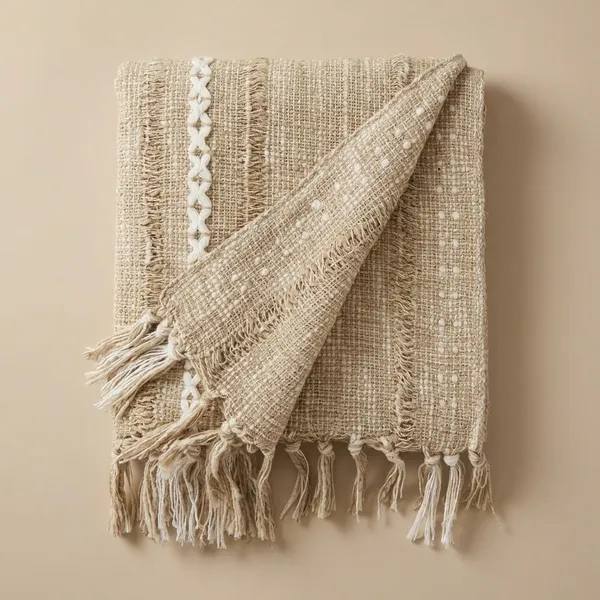 Beige_Premium_Cotton_Embroidered_Table_Runner_For_Home_Decor