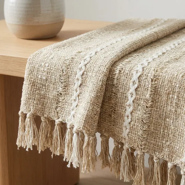Beige_Premium_Cotton_Embroidered_Table_Runner_For_Home_Decor