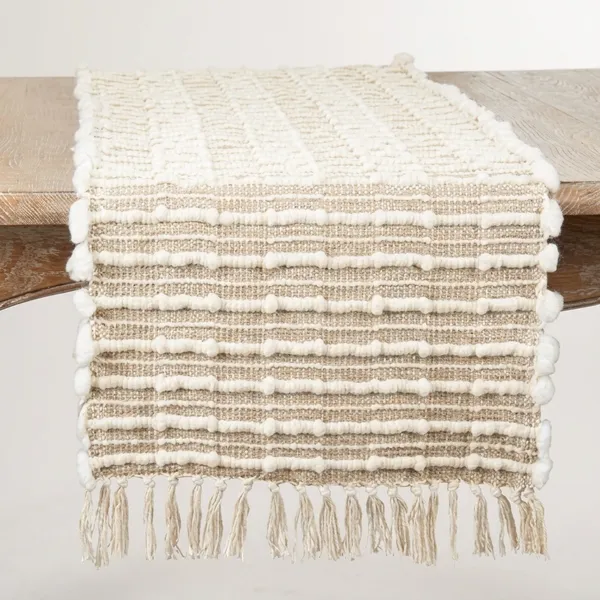 Beige_Premium_Cotton_Striped_Table_Runner_For_Home_Decor